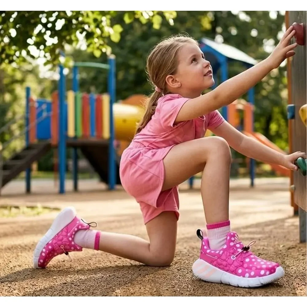 NWT❤️Adidas Polka-Dot Pink Sneaker shoes sz2.5